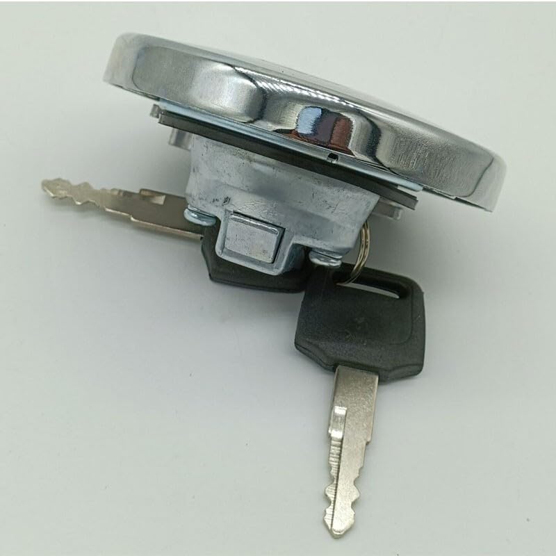 Tapa del tanque de gasolina con llave cromada de alta resistencia para Kawasaki VN400 Vulcan II