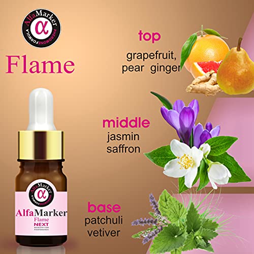 Alfamarker Flame Pheromone Oil For Women-Pheromone Perfume For Women 5Ml - Mujer Perfume Concentradas Con Feromonas - Great Holiday Gift #TOP3