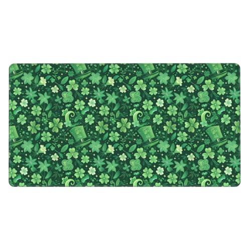 Large Office Gaming Mouse Pad 29.5 X 15.8 in-St. Patrick's Day (3)