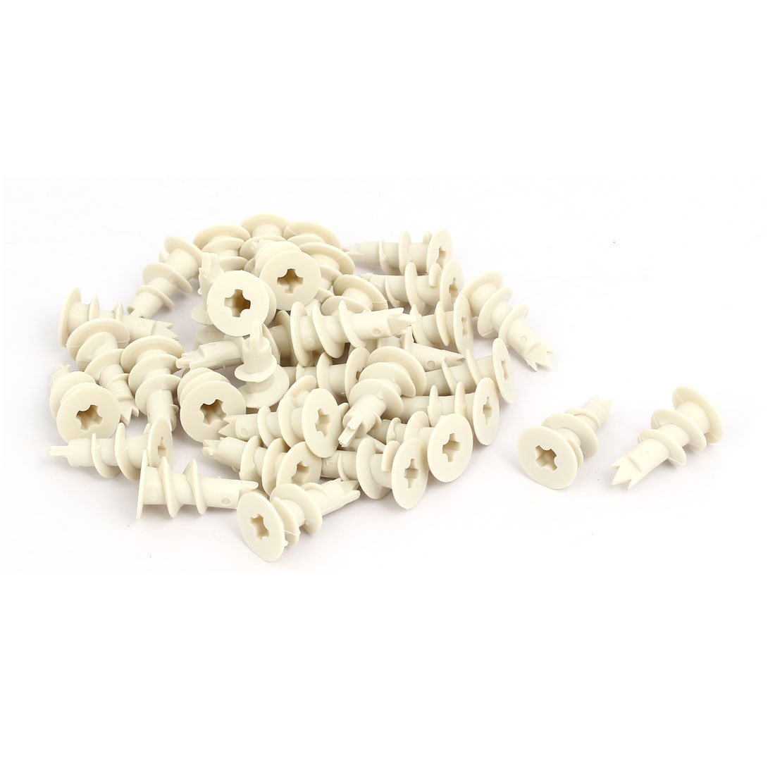 Aexit 14.5mm x 28mm Nylon Hollow-Wall Self-Drilling Drywall Anchor 35pcs (8f9c0b5adcc54fa2264d4554f15e5563)