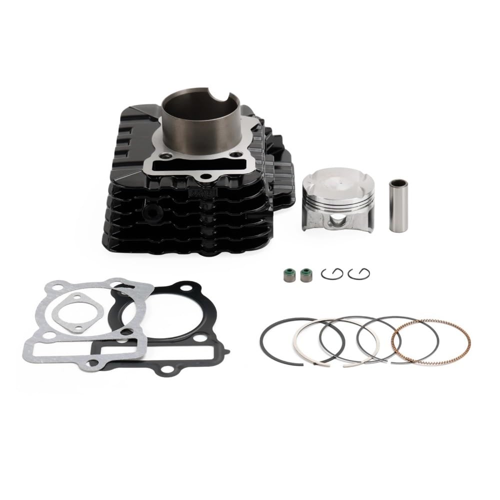Piston cylindre 58mm complet kit segments pour Pulsar NS 160 2017-2023