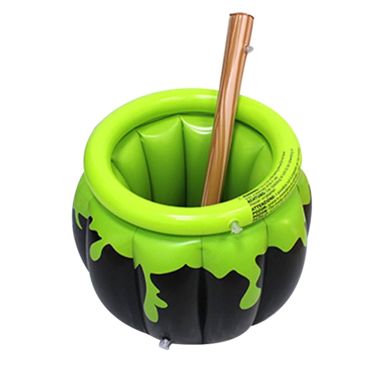 Seau à glace gonflable chaudron de sorcière en PVC pour décoration Halloween