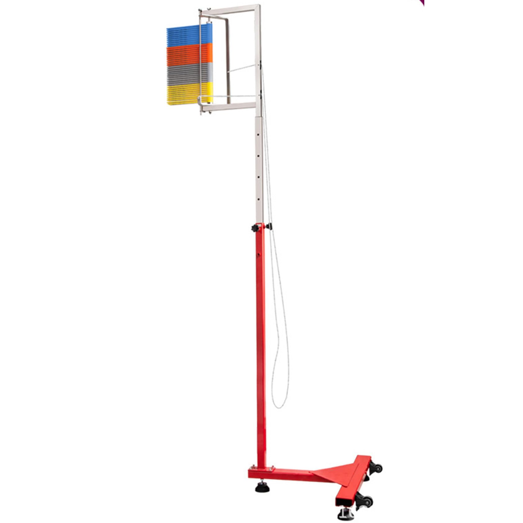 Generisch Verstellbarer Vertikalsprungtrainer für Basketball – Sprungtester für Jugendliche, misst Kraft und Höhe mit verstellbaren Stangen, perfekt für Sportler und Fitnesstraining