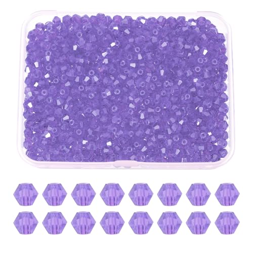 Perles de verre bicone pour attrape-soleil et bijoux d'été fait maison - 2