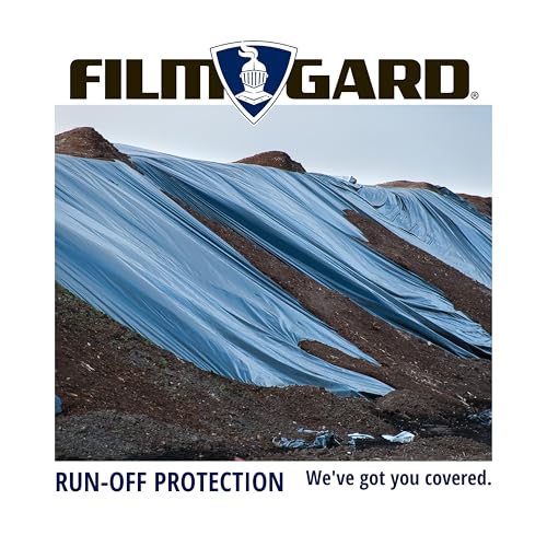 Film-Gard 626031 Construction Plastic Sheeting 10' Width X 100' Length X 6 mil Thick, Black, 1 Count by Berry Global - Used condition - Image 4
