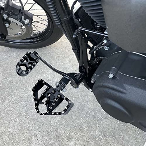Goldfire MX Chopper Bobber Style Shift Lever Foot Peg, Anti-Skid Gear Knurled Motorcycle Shifter Peg For HD Touring Softail Sportster Dyna Street Chopper Bobber (Black) by Goldfire - Used condition - Image 7