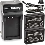Ultimaxx AC/DC Rapid Home & Travel Charger with 2x LP-E10 Extended Life Battery (1600mAh / 7.4V / 11.8Wh) for Canon EOS Rebel T3, T5, T6, T7, 6D, Kiss X50, Kiss X70, EOS 1100D, 1200D, 1300D, 2000D