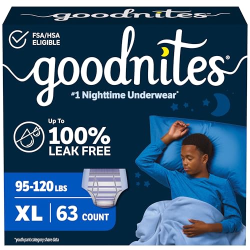 Goodnites Nighttime Bedwetting Underwear, XL