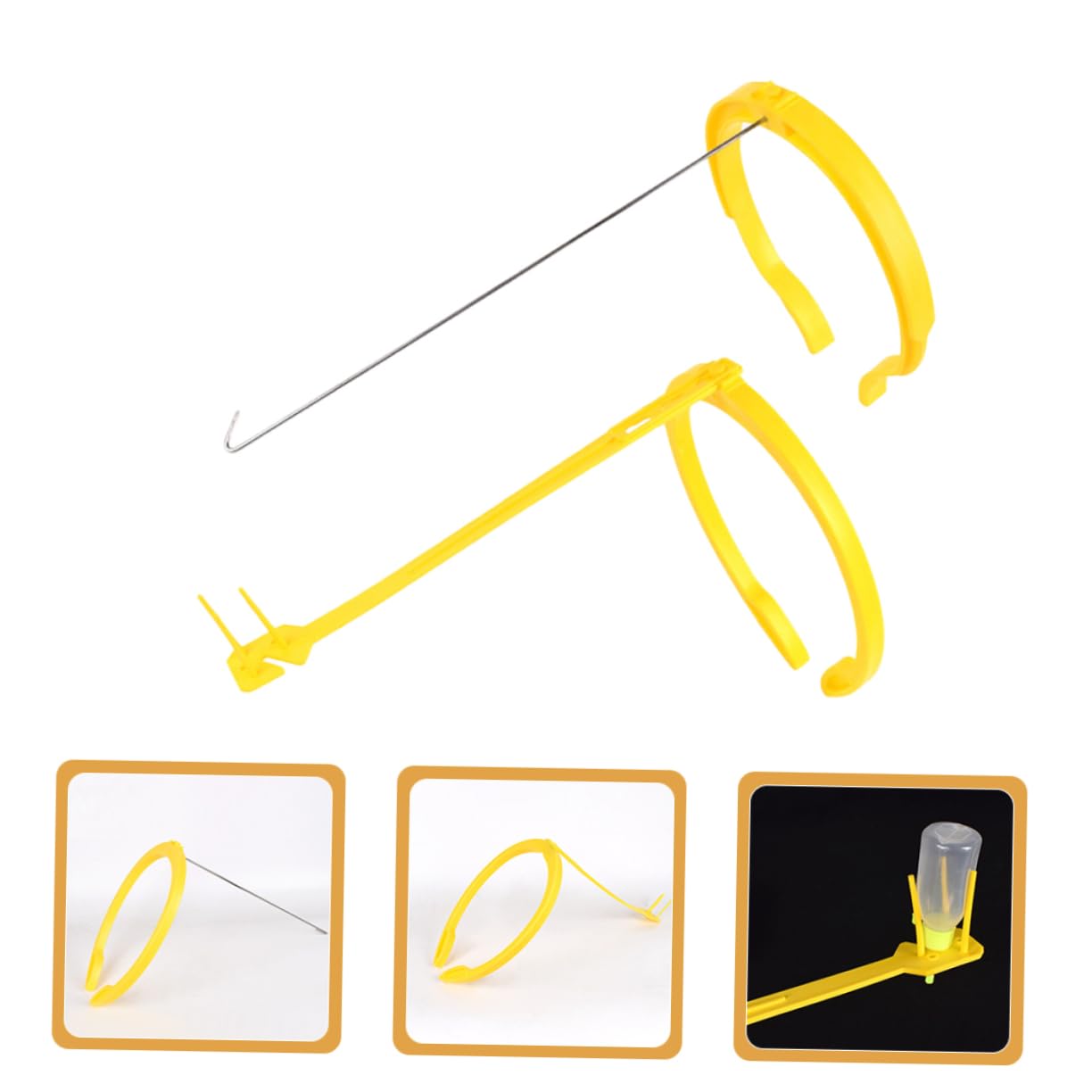 Happyyami 2pezzi Clip Per Suini Per Scrofe Strumento Inossidabile e Facile Da Usare Per Allevamenti Suini Efficienza Ottimale e Design Pratico