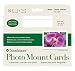 Strathmore 105-182 Photo Mount Cards, White, Classic Embossed Border, 10 Cards & Envelopes