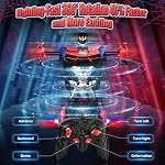 Spider Toys Transform RC Cars Toys with Underbody Lights, 2.4GHz Remote Control Car One-Button Deformation, Fast 360°Rotation Robot Toys, Birthday Gifts for 3 4 5 6 7 8 9 10 11 12 Year Old Boys