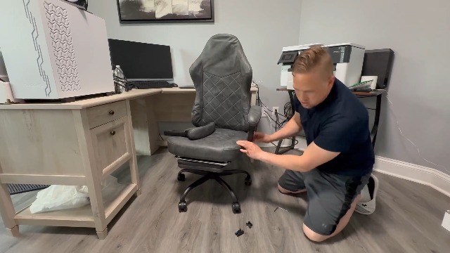 COSTWAY Sedia da Gioco, Sedia Ergonomica per Computer da Corsa con
