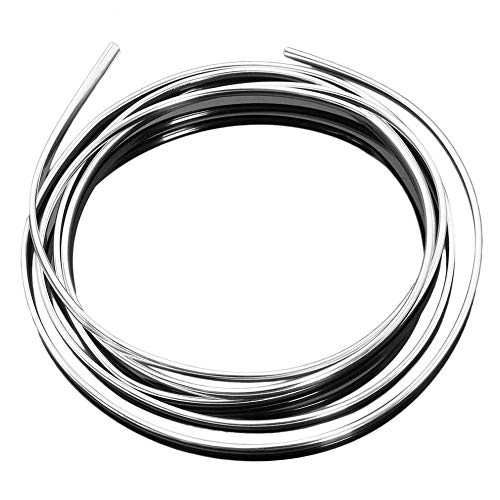 Emily Universal 4 Meters Auto Car Vehicle Vent Decor Trim Strip Protective Cover silver