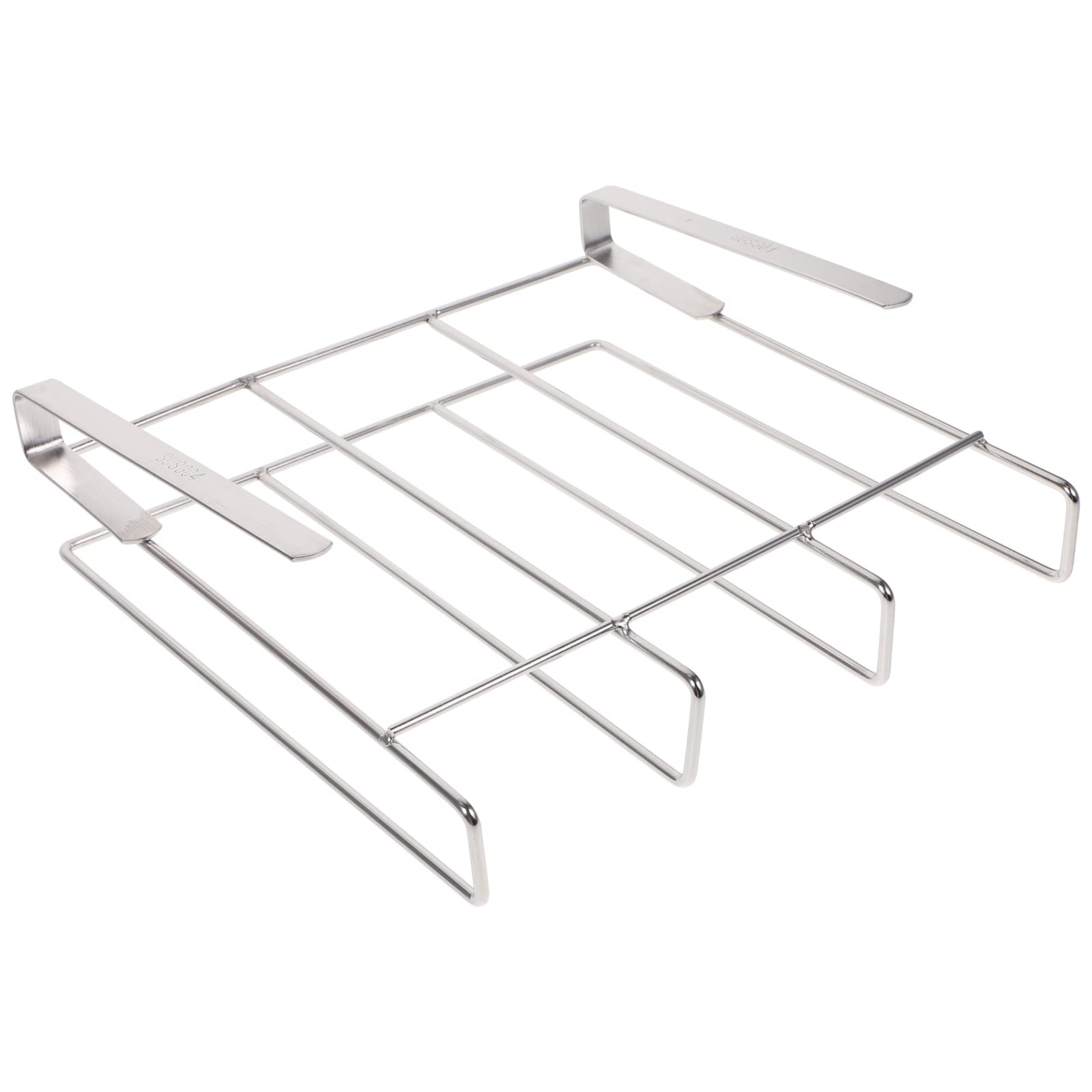 Schneidebrettablage aus Edelstahl für Schränke, Platzsparend, Silber