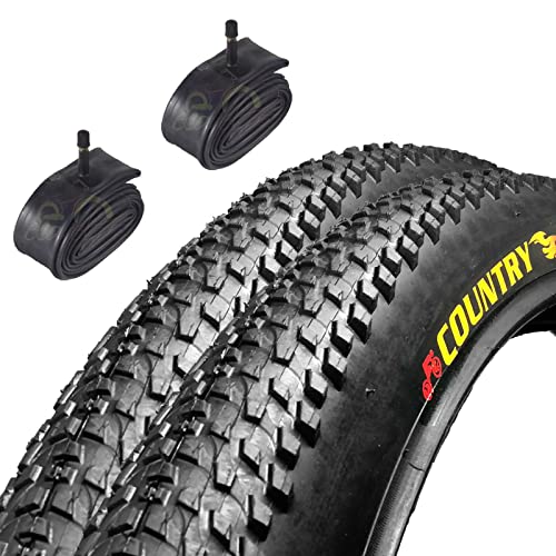 Country EBA29MBB 2 COPERTONI Pneumatico Gomma Nero 2 CAMERE Mountain Bike MTB Bici 29 X 2.125 (57-622)