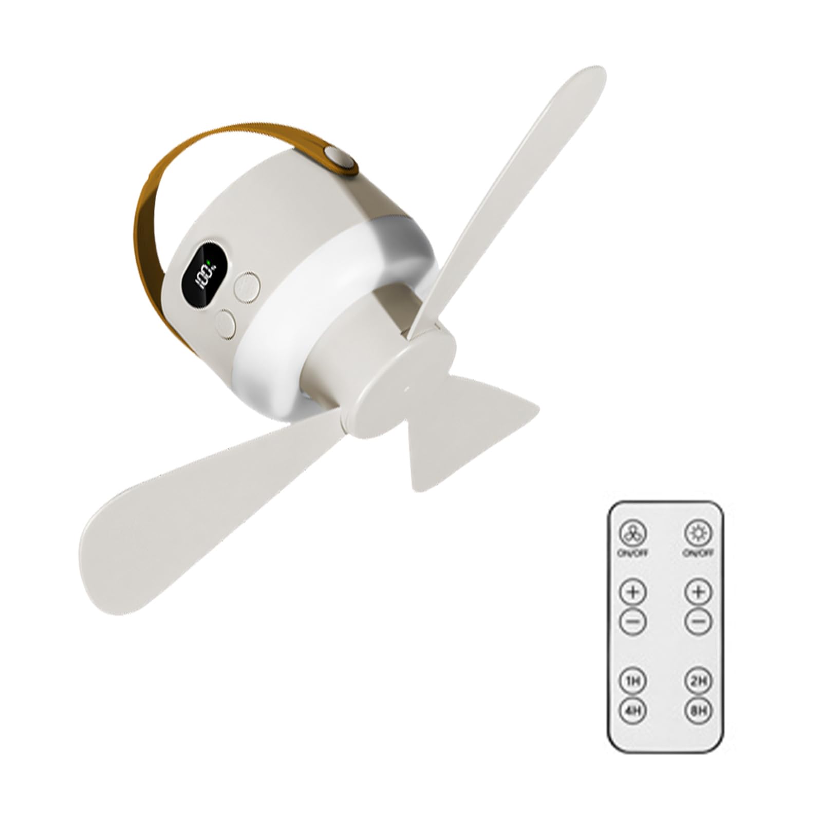 Ventilatore USB compatto con batteria funzionamento silenzioso portatile per campeggio all'aperto alimentato USB per camera da letto studio dormitorio