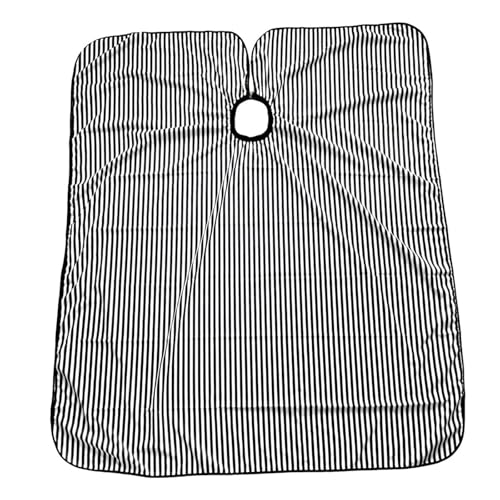 KJUUQBZL Capa de Corte de Pelo for Peluquero, Bata de Tela for salón de peluquería, Delantal de Peluquero con Cuello, Capas for Corte de Pelo(2pcs)