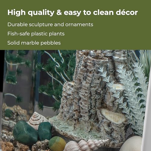 Image of biOrb Forest Rhythm Decor Set, Silver /Green /Natural, Fish Friendly Decor for Aquariums