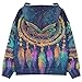Selerdon Unisex-Child Running Hoodie Shirt Mandala All Seeing Eye Colorful Athletic Performance Active Gym Pullover with Kangaroo Pockets Hoodies Sportswear Multicolor