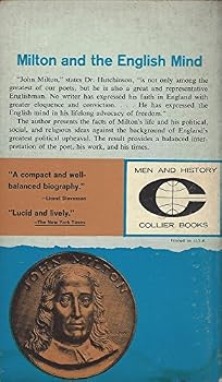 Paperback Milton and the English mind Book