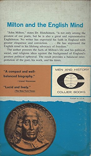 Milton and the English mind B000JFC2FW Book Cover