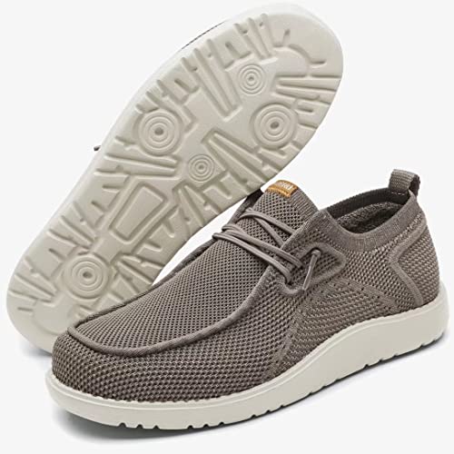 Image of 1TAZERO Men Slip On Shoes Loafer with Arch Support Insoles,Men Casual Shoes for Plantar Fasciitis