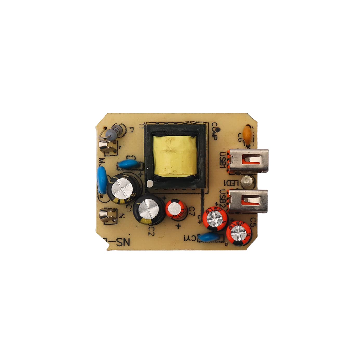 Electronic Spices 5v 2.2a Dc Output Power Supply Circuit Board With 2 Vertical Usb Slots 45mm X 40mm X 17mm (Ac to Dc) (B0BNHDJTKP) Amazon Price History, Amazon Price Tracker