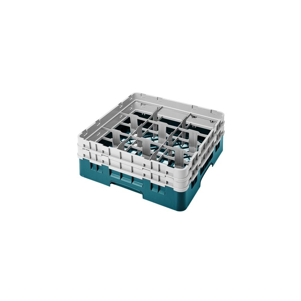 Camrack Glass Rack, W/2 Extenders, Full Size, 9 Compartments, 5-7/8'' Max. Dia., 5-1/4'' Max. (4 Pieces/Unit)