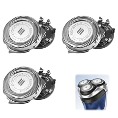 3 Unità Testine di Ricambio SH30/SH50 per Philips, Sistema di Rotazione 360° Testina di Ricambio Da Uomo Rasoio Asciutto e Bagnato Compatibile con Philips Serie 5000, 3000, 1000, Star Wars, Aquatouch