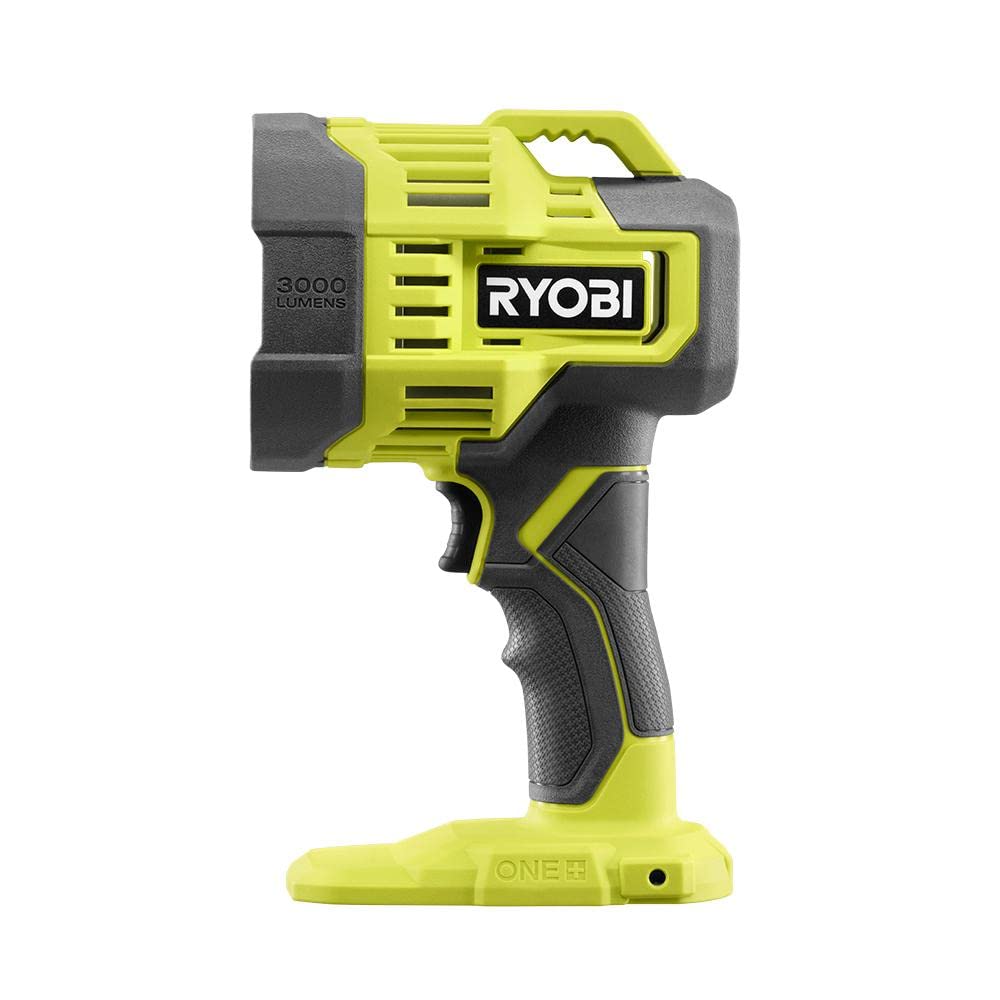 RYOBI ONE+ 18V Cordless LED Spotlight (Tool Only) Renewed, Green