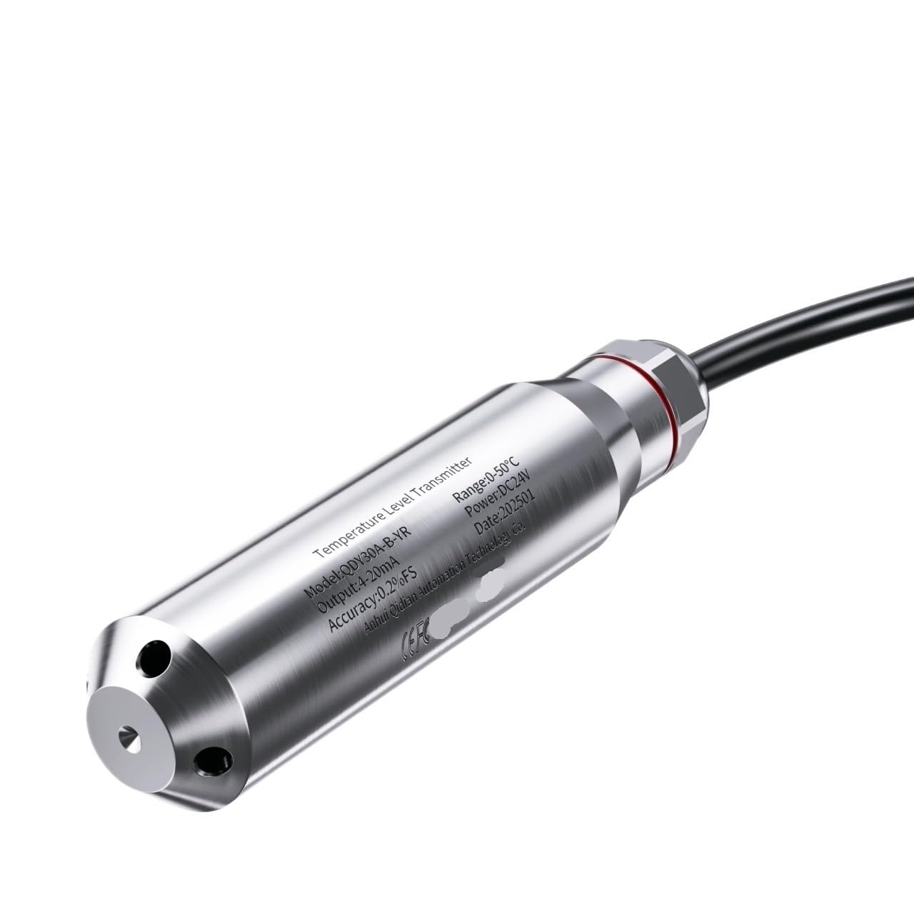 Capteur de niveau de liquide 2m transmetteur hydrostatique 24V