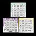 1 on Bingo Paper Cards Triple Value Pack - 500 Green, 500 Purple, 500 Yellow - UniMax Paper Series - 4 Inch Square Size - 1500 Disposable Cards per Pack - No Duplicate Cards by Color - Made in USA
