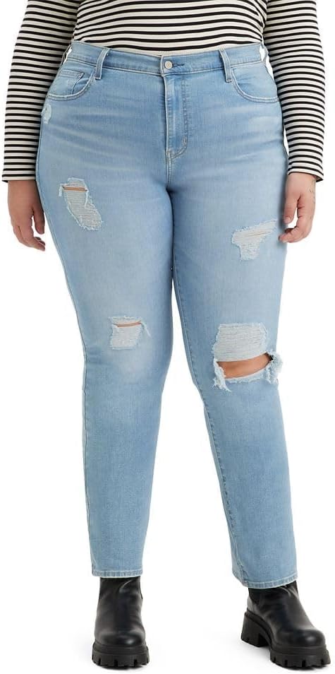 Levi's Womens 724 High Rise Straight Jeans (Plus Size)