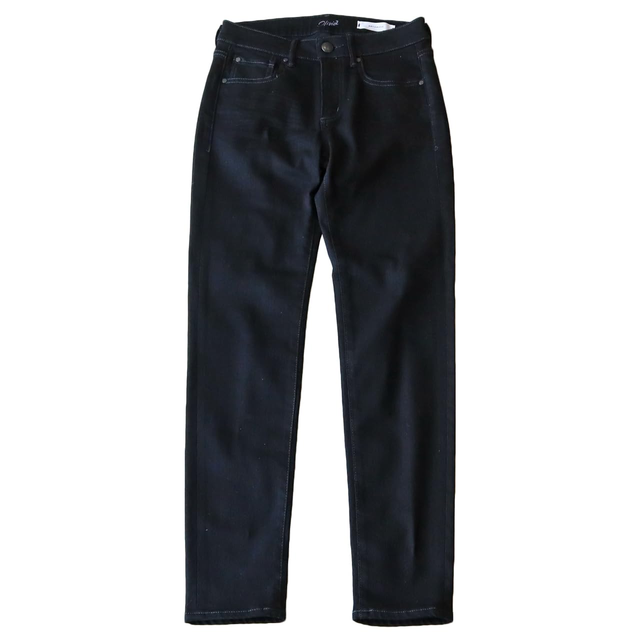 アントゲージ Antgauge ボーイズフィットスリムパンツ Olivia ジャストレングス C1711 レディース スキニーデニム ストレッチ