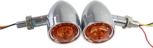 Miniatura 4 de FATECIM Luces intermitentes LED personalizadas para motocicleta, 2 unidades, con luces de correrfrenado, indicadores de alta resistencia, luces