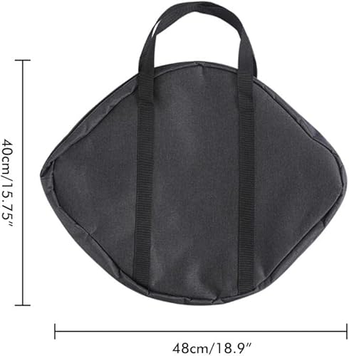 Miniatura 5 de Bolsa de almacenamiento para parrilla, con cremallera, de hierro fundido, con asas, para acampar al aire libre, picnic, utensilios de cocina, color