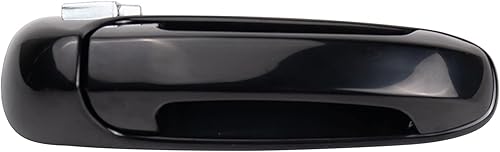 Miniatura 466 de TRQ Manija de la puerta exterior trasera izquierda del lado del conductor negra compatible con Honda Civic 2001-2005