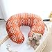 Baby Nursing Pillow Cover, Breastfeeding Pillow Cover Boys Girls, Nursing Pillow Case for Newborn, Soft Fabric Fits Snug On Infant, Washable and Breathable, Vintage Orange