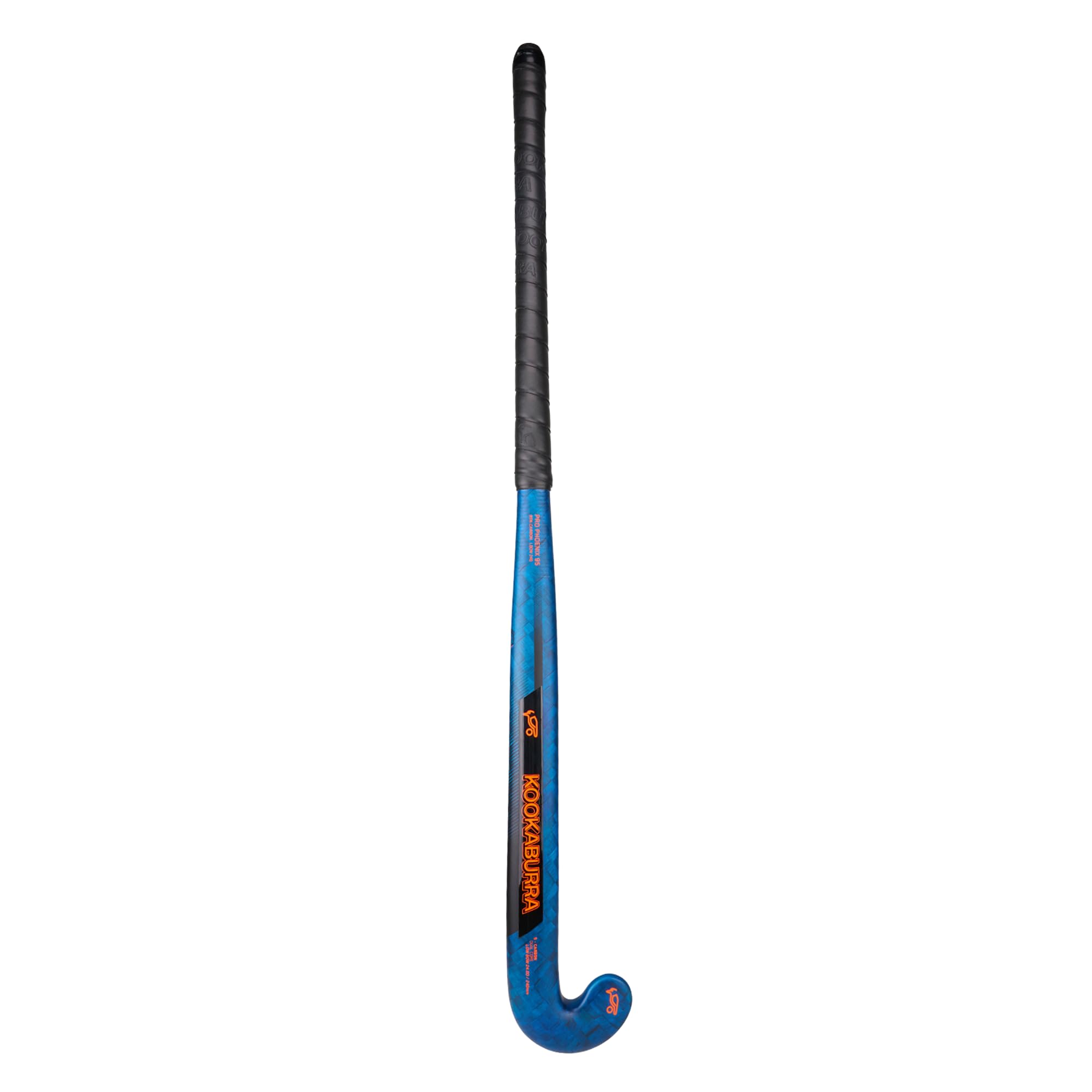 Kookaburra Pro Phoenix 95 Hockey Stick Palo, Unisex, Azul y Naranja, 36.5" Light