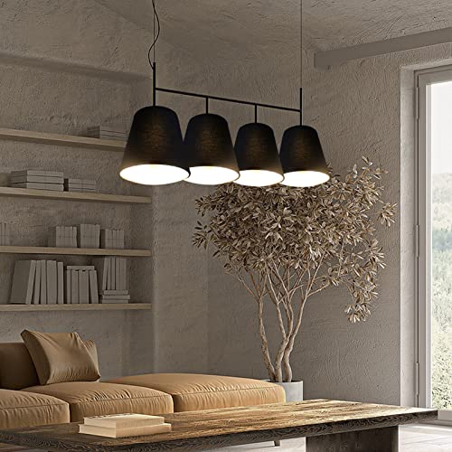 HERCHR Nero Paralumi per Lampade, Set di 6