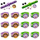 Characters: Featuring Dora & Friends: Includes character foam pieces and explorer icons to customize each bracelet with familiar faces. Assembly: Self-Adhesive & Mess-Free: Easy peel-and-stick assembly means no glue or scissors are needed perfect for...