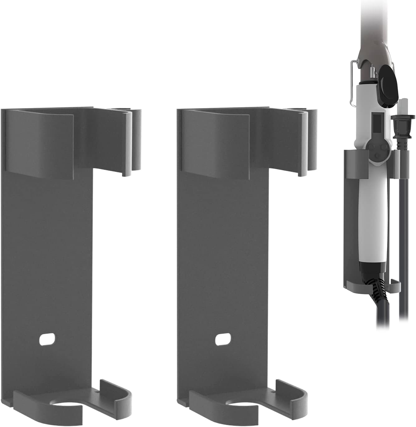 Linkidea 2 Pack Curling Iron Holder Wall Mount, Hair