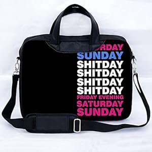 Sidorenko 15-15,6 Zoll Laptoptasche | Laptop Umhängetasche mit Zwei Innentaschen für Zubehör | Notebook-Schultertasche - Notebook-Tasche Schmutz- und Wasserabweisend