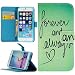 Produktbild Handy Lux® Schutz Hülle Tasche Kartenfächer Flip Case Etui Cover Involto Motiv Design Hülle BookStyle für Samsung Galaxy S8 Plus, Forever and Always