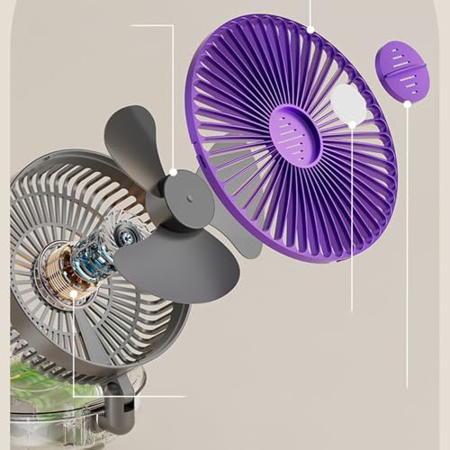Ventilateur de circulation d'air pour chambre et bureau avec diffuseur bien-être