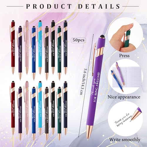 Cadeau de reconnaissance des employés avec mini carnet stylo et marque-page cuir - 4