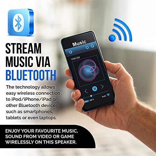 Philips Portable CD Player Boombox Bluetooth with Cassette Player All in one Powerful Stereo Boom Box CD Player for Home Mega Bass Reflex Speakers, Radio/USB/MP3/AUX Input with Backlight LCD Display - Image 5