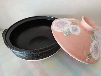 Amazon.co.jp: ゆずりは工房の姉妹ブランド工房風花 土鍋 彩バラ 8号 Amazon.co.jp: ゆずりは工房の姉妹ブランド工房風花 土鍋 彩バラ 8号