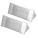 2Pcs 6in Stainless Steel BBQ Grill Smoker Tube Portable Barbecue Smoke Generator Mesh Tube Pellets Smoke Box Barbecue Accessory(1#)