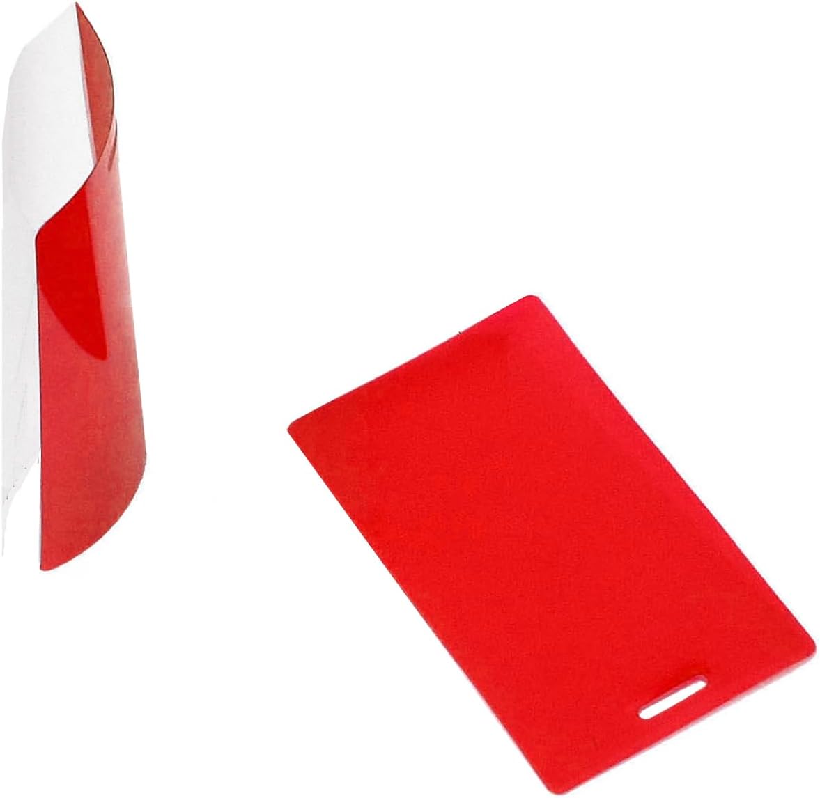 Hot Laminating Pouches Luggage Tag (Pack of 500) 10 mil 2-1/2 x 4-1/4 Red/Clear